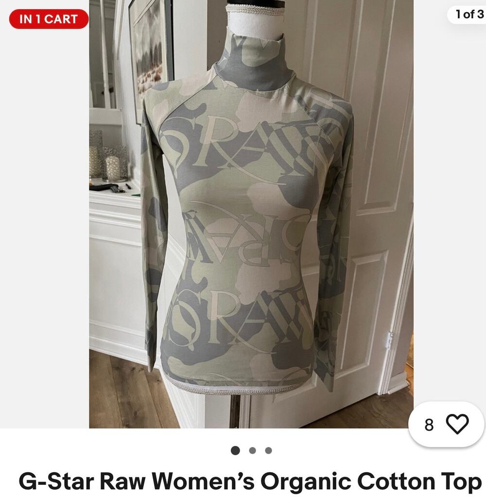 G-Star Raw Woman’s Organic Cotton top. NWT